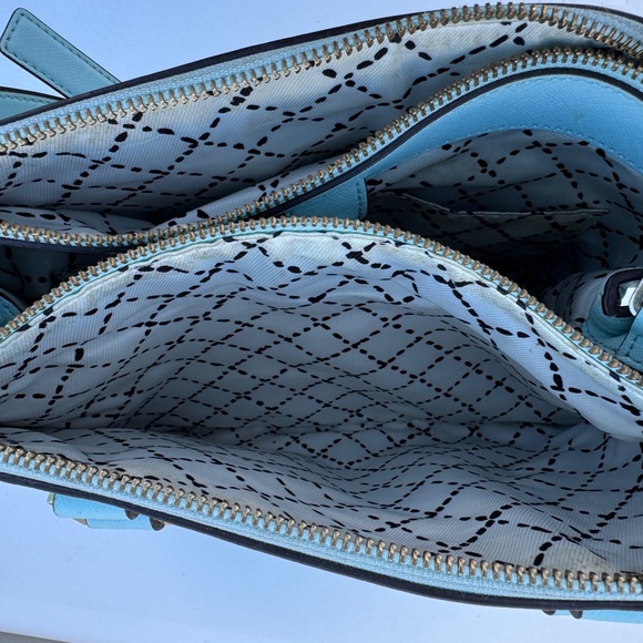 Satchel Crossbody Kate Spade Newberry Street Light Blue - Picture 5 of 6